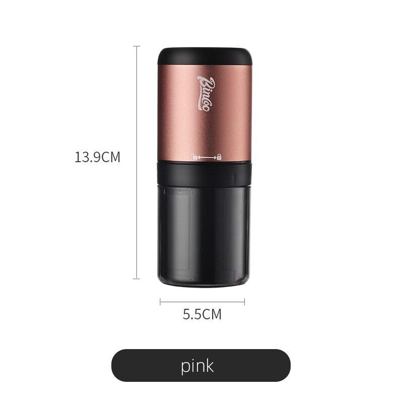 Bincoo Electric Coffee Grinder Portable Coffee Grinder Small Household Coffee Grinder Coffee Machine Steel Core