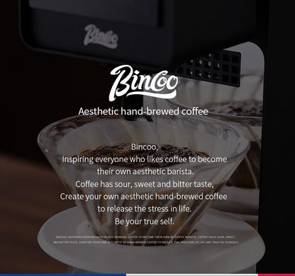 Bincoo P1 Composer One-Click Automatic Pour Over Coffee Machine | Smart Touch Screen & App Control Hand Brew Coffee Brewer
