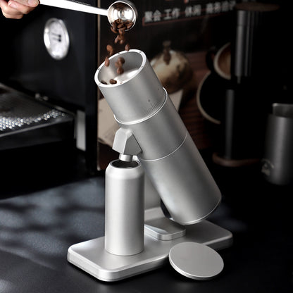 BINCOO BC-DM01 Professional Barista Electric Coffee Bean Grinder Aluminum Alloy Fuselage Titanium Conical Burr Commercial Household Tool
