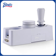 BINCOO Espresso Coffee Press Base Set Cloth Powder Distributor Powder Press Hammer Three pieces Coffee Machine Handle Storage Utensils 51MM/58MM