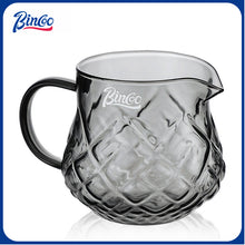 BINCOO Glass Cold Brew Coffee Pot Home Sharing Pot Latte Ice Americano Cold Brew Pot Hand Brew Coffee Pot Set 400ML