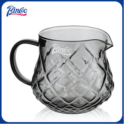 BINCOO Glass Cold Brew Coffee Pot Home Sharing Pot Latte Ice Americano Cold Brew Pot Hand Brew Coffee Pot Set 400ML