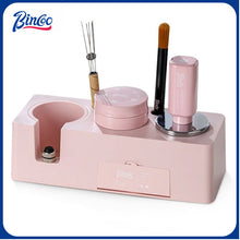 BINCOO Coffee Press Base Set Coffee Maker Handle Storage Base Powder Cloth Press 3 Piece Set Espresso Appliances 51/58MM