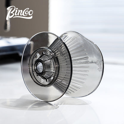 Bincoo V01/V02 Filter Cup Hand Brewed Coffee Filter Cup V60 Drip Filter Flower Shaped Coffee Dripper Tritan