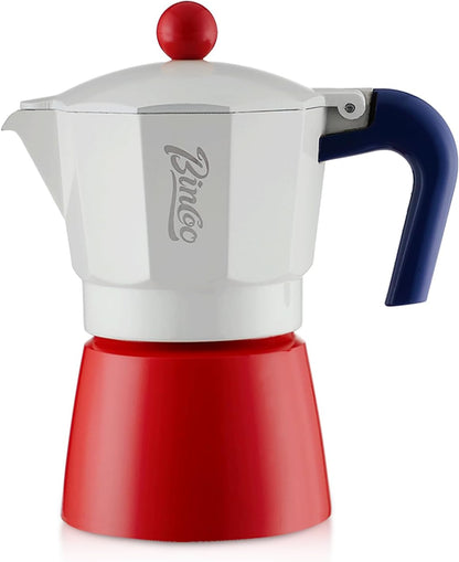 Upgraded Moka Pot with Double Valves - 2X Richer Crema, Stronger Pressure Than Single Valve - Stovetop Espresso Maker for Rich Italian Coffee, 2 Espresso Cup (Blackgreen)