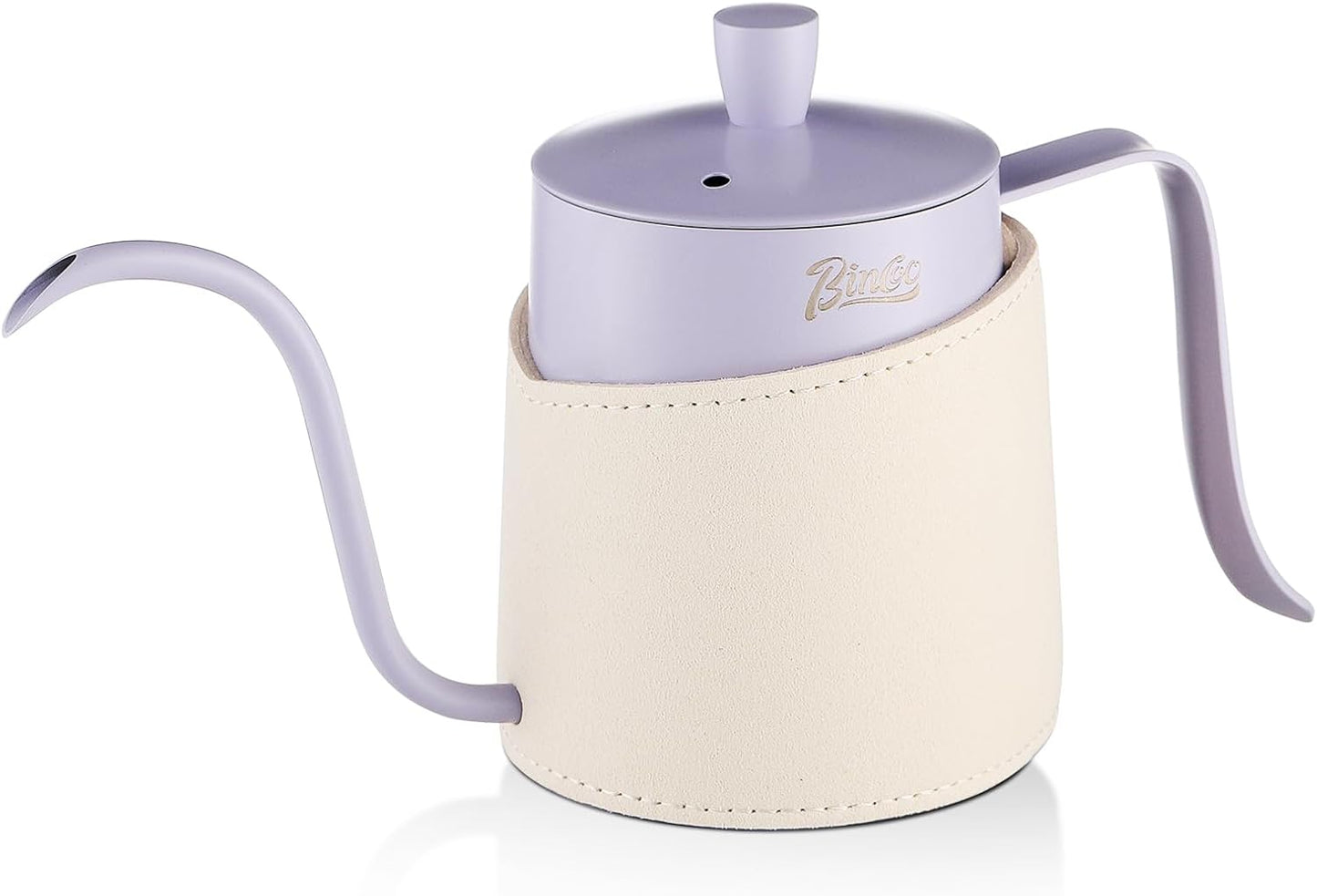 Premium Stainless Steel Gooseneck Kettle - 350ml Compact Pour Over Coffee Kettle with Heat-Resistant Sleeve, Perfect for Specialty Coffee and Tea Brewing