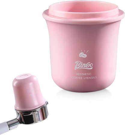 Bincoo Espresso Coffee Dosing Cups Compatible with 58mm Portafilters - Food-Grade Plastic,Multi-Use Espresso Coffee Dosing Cup for Weighing,Dosing,and Aroma,Compatible with Espresso Machines