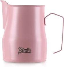 Milk Frothing Pitcher 450ML - Espresso Steaming Pitcher with Large Handle and Spout,Cappuccino Latte Art Cup for Barista and Home Cafe