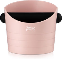 Bincoo GYKF1643 Pink Espresso Knock Box - Bincoo Pink Espresso Machine Knock Box/Espresso Grounds Knock Box, Barista Style Coffee Knock Box for Grounds with Removable Shock-Absorbent Knock Bar and Anti-Slip Base.