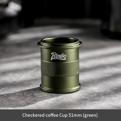 Checkered coffee Cup Espresso Dosing Cup