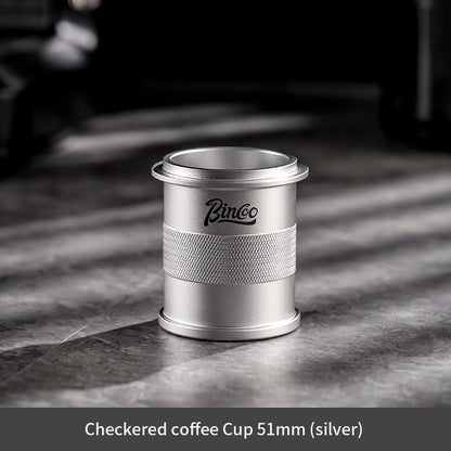 Checkered coffee Cup Espresso Dosing Cup