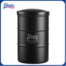 Bincoo Coffee Bean Can Storage Jar Coffee Powder Sealed Jar Tea Tank Outdoor Travel Stainless Steel Coffee Storage Utensils 380ml