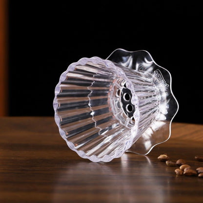 Bincoo Coffee Dripper 1-2 Cups,Reusable Coffee Filter Cup, Pour Over Coffee Dripper Safe BPA Free Plastic Includes 50 Paper Filters-Slow Brewing Accessories for Home Cafe (1-2 CUP)