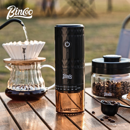 BINCOO BC-DM08 Electric Coffee Grinder Compact Home Coffee Bean Mill Portable Coffee Machine Automatic Bean Grinder
