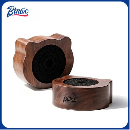 BINCOO Walnut Coffee Cleaning Brush Special Tool for Distributor & Tamper Espresso Coffee Accessories 51MM/58MM
