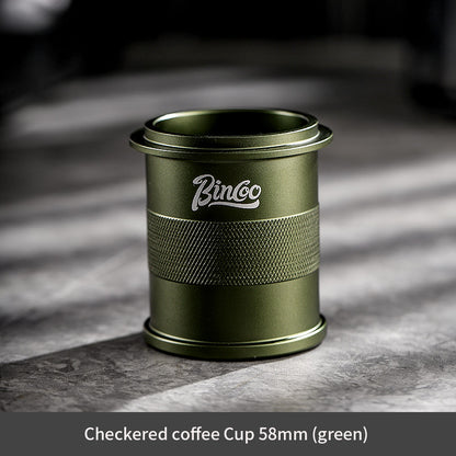 Checkered coffee Cup Espresso Dosing Cup