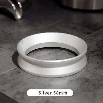 Bincoo Hourglass Magnetic Coffee Dosing Ring - Anti-Splashing Espresso Powder Funnel, Universal Fit for 51/58mm Portafilters, Stainless Steel Construction
