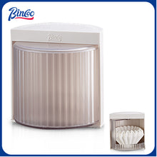 Bincoo GYKF2137 Rotatable Coffee Filter Holder,Basket Filter Paper Storage Container,ABS Dustproof Basket Filter Container Large Paper Holder for Home & Café for Coffee Bar Accessories(Black)