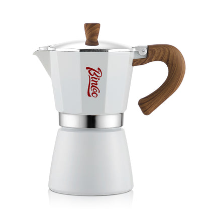 Bincoo Coffee Moka Pot, Single Valve Espresso Maker Brewed Coffee Italian Home Outdoor Kitchen Utensils Barista Accessories