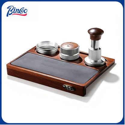 BINCOO 30 Pounds Constant Force Impact Coffee Tamper Set, 3-in-1 Coffee Machine Accessory Kit 51MM/58MM