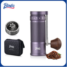 Bincoo GYKF1520 Manual Coffee Grinder with Foldable Handle, Conical Burr Coffee Grinder with 20g Capacity, Adjustable External Grind Setting for Travel,Camping,Home