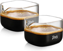 Bincoo Espresso Cups 2-Pack, Espresso Measuring Cup, Espresso Shot Glass V-shape, Espresso Accessories, Glass Measuring Cup, Clear
