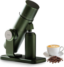 Bincoo DM01 Electric Coffee Grinder Stepless Adjustment Grinding Settings,Stainless Steel Burr Coffee Grinder with Brush and Top Blower for Home Use Pour Over&Espresso