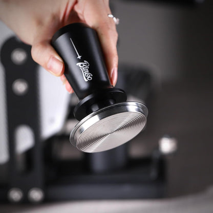 Espresso Coffee Tamper 51mm - Spring Loaded Espresso Tamper, 51mm Espresso Hand Tamper for Barista Home, Stainless Steel Thread Base