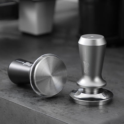 Espresso Coffee Tamper 51mm - Spring Loaded Espresso Tamper, 51mm Espresso Hand Tamper for Barista Home, Stainless Steel Thread Base