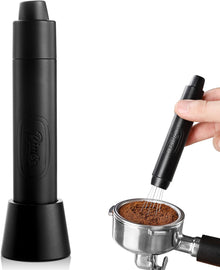 WDT Espresso Distribution Tool - Magnetic Espresso Stirrer Tool For Barista, Espresso Tamper With Stainless Steel Retractable Needles (Black)