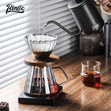 BINCOO GYKF0409 Coffee Dripper Set Filter Cup Coffee Pot Set Coffee Sharing Pot Strainer Cup Extraction Filter Coffee Utensils 400ML/600ML