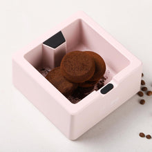 Bincoo Square Espresso knock Box 16cm /6.3 Inch Barista Style Coffee Knock Box for Grounds with Anti-Slip Base, Multi-functional Sturdy Espresso Dump Bin for Home/Office. (pink)
