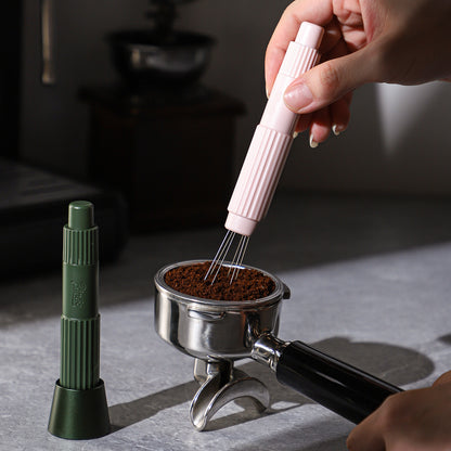 Bincoo Professional Coffee WDT Tool, Magnetic Telescopic Stirrer, Espresso Distribution Needle for Home & Cafe