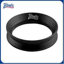 Bincoo Hourglass Magnetic Coffee Dosing Ring - Anti-Splashing Espresso Powder Funnel, Universal Fit for 51/58mm Portafilters, Stainless Steel Construction
