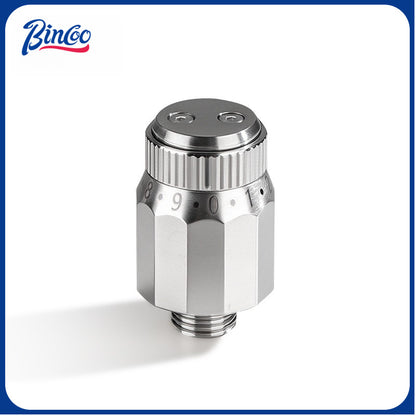 BINCOO Adjustable 316 Stainless Steel Pressure Boost Valve Accessory for Three‑Valve Moka Pot 2Cups
