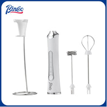 BINCOO Electric Milk Frother Coffee Latte Art Vat Automatic Milk Beater Handheld Compact Stirring Stick