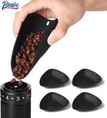 Bincoo Flexible Silicone Coffee Dosing Cup - No-Spill Bean Pouring for Grinders, Pepper & Spice Mill Funnel, Multi-Use Weighing & Pouring Tool, Kitchen Prep Measuring Dish, Set of 4