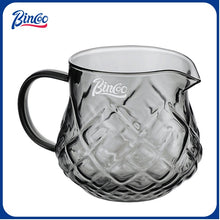 BINCOO Glass Cold Brew Coffee Pot Home Sharing Pot Latte Ice Americano Cold Brew Pot Hand Brew Coffee Pot Set 400ML