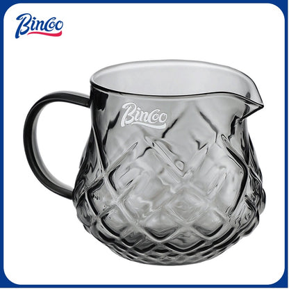 BINCOO Glass Cold Brew Coffee Pot Home Sharing Pot Latte Ice Americano Cold Brew Pot Hand Brew Coffee Pot Set 400ML