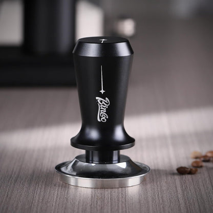 Espresso Coffee Tamper 51mm - Spring Loaded Espresso Tamper, 51mm Espresso Hand Tamper for Barista Home, Stainless Steel Thread Base