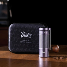 Bincoo GYKF1520 Manual Coffee Grinder with Foldable Handle, Conical Burr Coffee Grinder with 20g Capacity, Adjustable External Grind Setting for Travel,Camping,Home