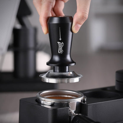 Espresso Coffee Tamper 51mm - Spring Loaded Espresso Tamper, 51mm Espresso Hand Tamper for Barista Home, Stainless Steel Thread Base