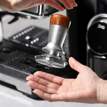 Espresso Tamper 51mm - Level Coffee Tamper for Espresso Machine Accessories,Stainless Steel Ripple Base,Spring Loaded