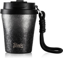 Insulated Coffee Mug with Lid, Travel Coffee Mug Tumble, Leakproof Travel Coffee Tumbler Cups, Gifts for Women Men Her Him,280ml (Black)