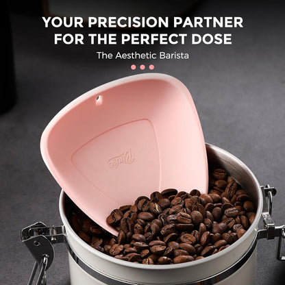 Bincoo Coffee Bean Dosing Cup,2x Platinum Silicone Anti-Static Dosing Cups + RDT Spray Bottle | Precise Coffee Dosing, Eliminate Static, Improve Pour-Over & Espresso Consistenc.