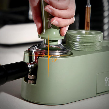 Espresso Tamping Station,Espresso Organizer Station Fit for 51/58mm,Plastic Espresso Station Coffee Tamper Station, Multifunctional Coffee Tools Organzier 4 in 1