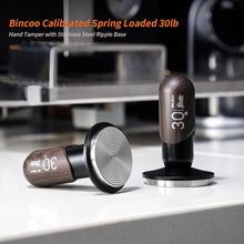 58mm Espresso Tamper - Constant 30lb Coffee Tamper,Calibrated Spring Loaded Tamper with Stainless Steel Thread Base