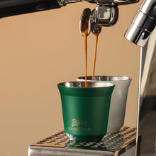 Bincoo Stainless Steel Espresso Shot Cups,2 Pack Stackable Double Wall Insulated Demitasse Cups Espresso Cup,Set of 2