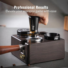 Espresso Tamping Station, Campact Tamper Station Coffee Tamper Stand, Espresso Coffee Organizer Box for 51/54/58mm Espresso Tamper, Portafilter, Distributor, Espresso Machine Accessories, Plastic