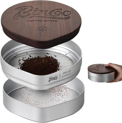 Bincoo Coffee Sifter 850μm Professional Coffee Sieve Calibration Set, Grind Sieves to Precisely Measure for Pour Over, Calibrate Your Grinder for Consistent Particle Size (850 μm – Single Mesh)